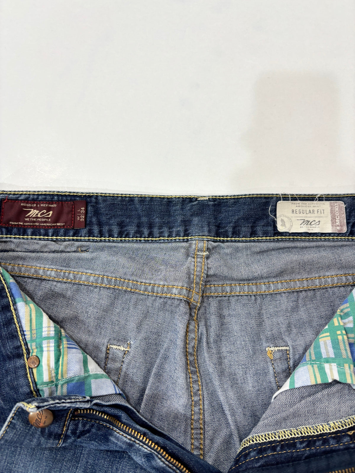 Rugged&Defined Men’s Mid Washed Denim Jeans Preowned