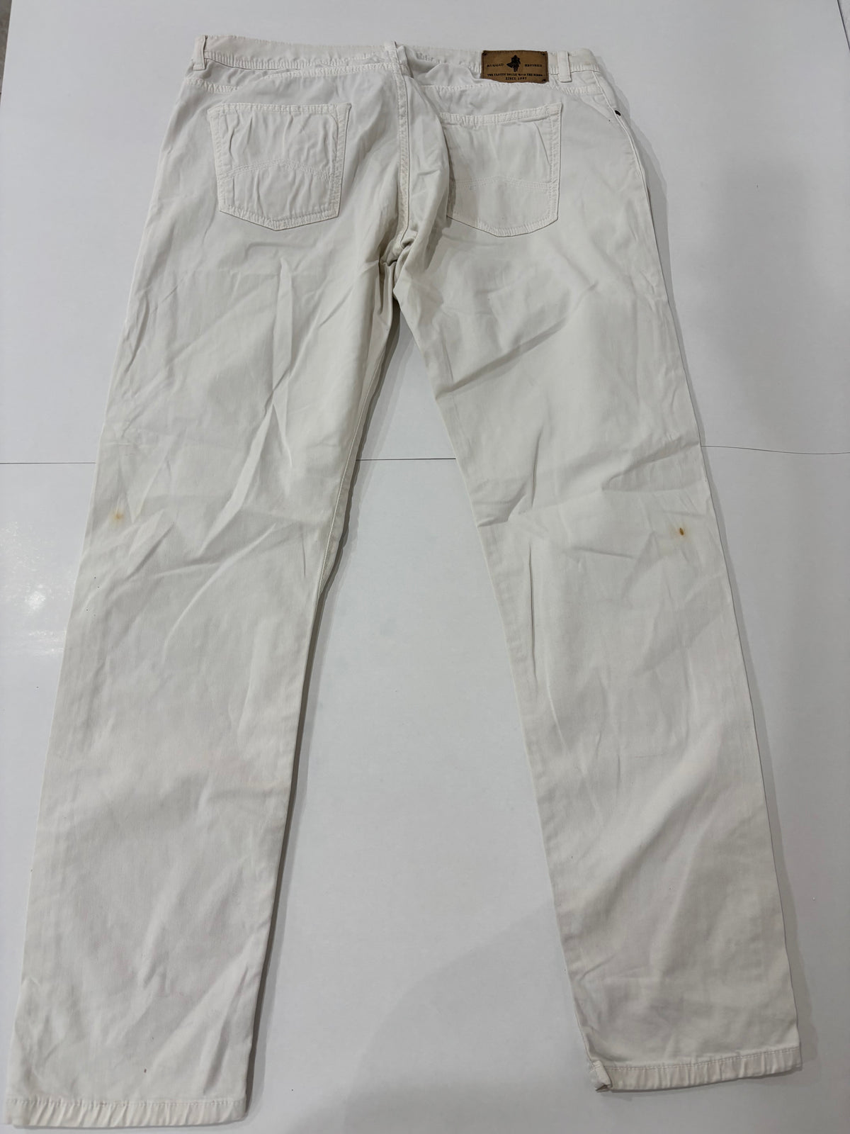 Rugged & Defined Men’s Straight Fit White Denim