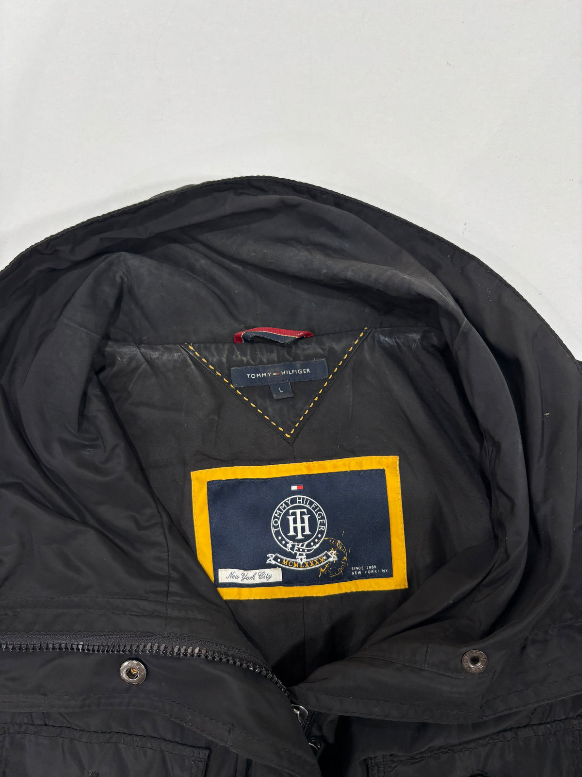 Unbranded Womens Black Hooded Utility Parka