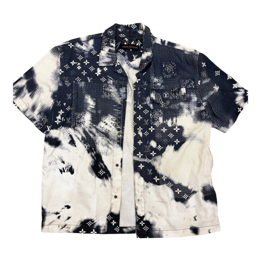 Louis Vuitton Monogram Short Sleeved Denim Shirt
