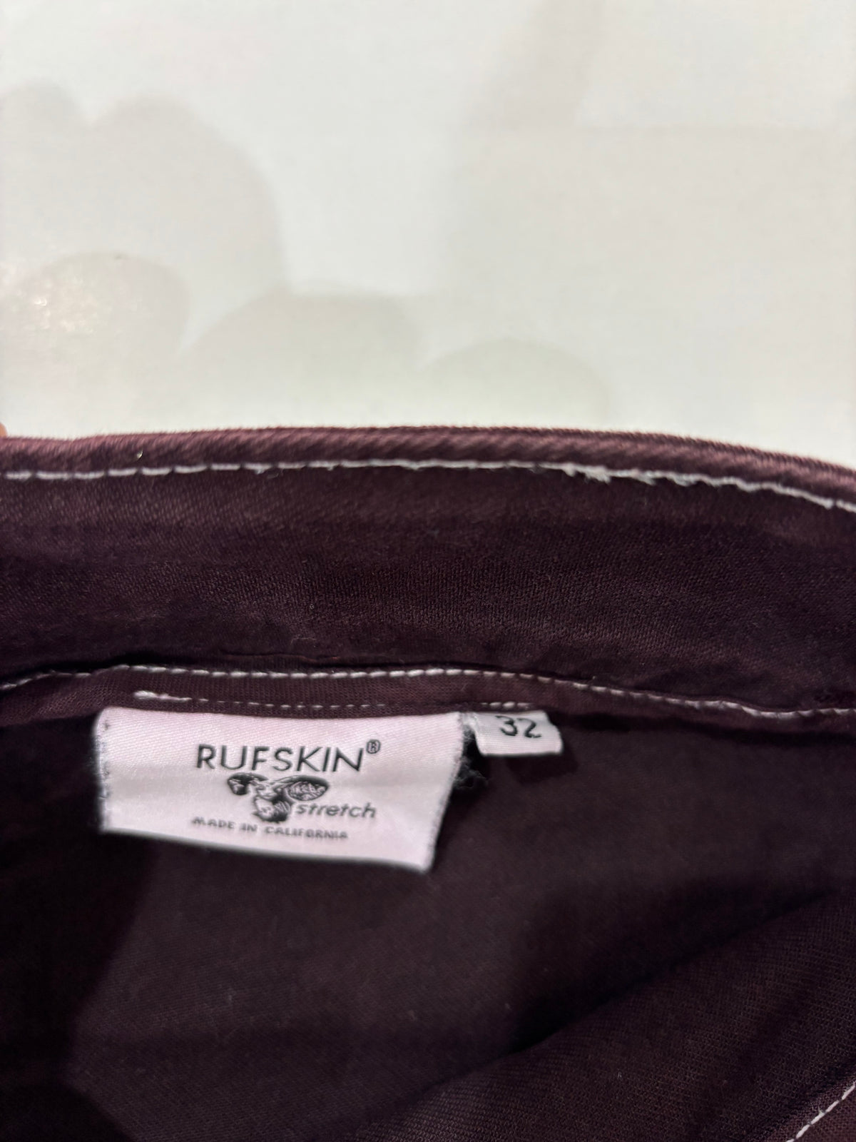 Rufskin Cherry Red Denim Preowned Jeans