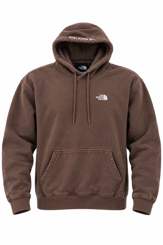 The North Face Brown Logo Hoodie - Thriftly