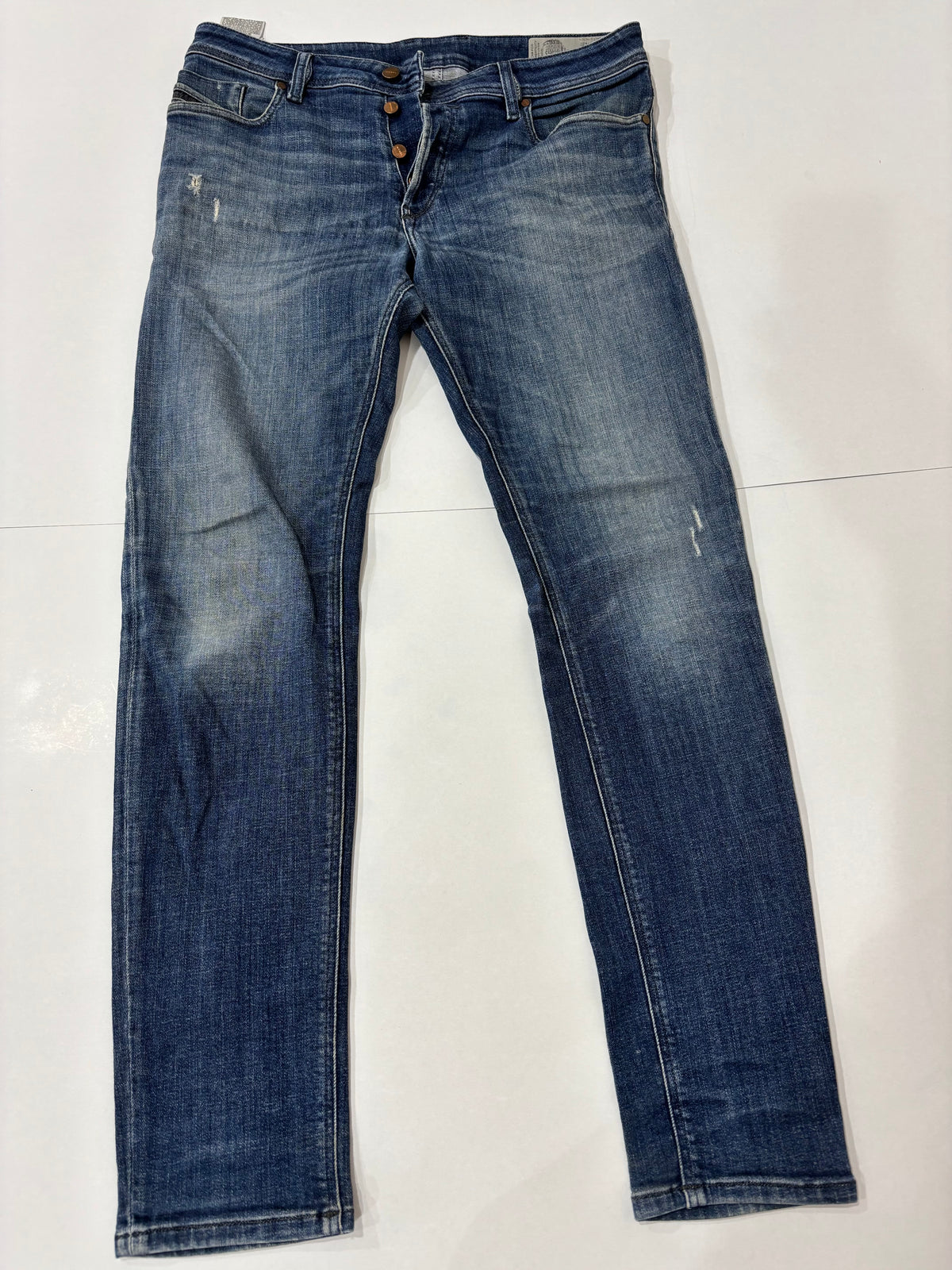 Diesel Dark Blue Wash Men’s Slim Fit Preowned Jeans