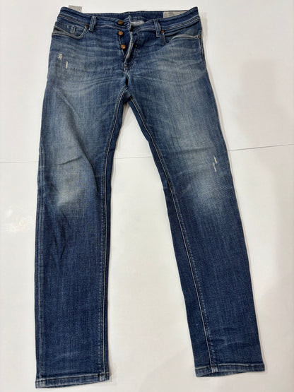 Diesel Dark Blue Wash Men’s Slim Fit Preowned Jeans