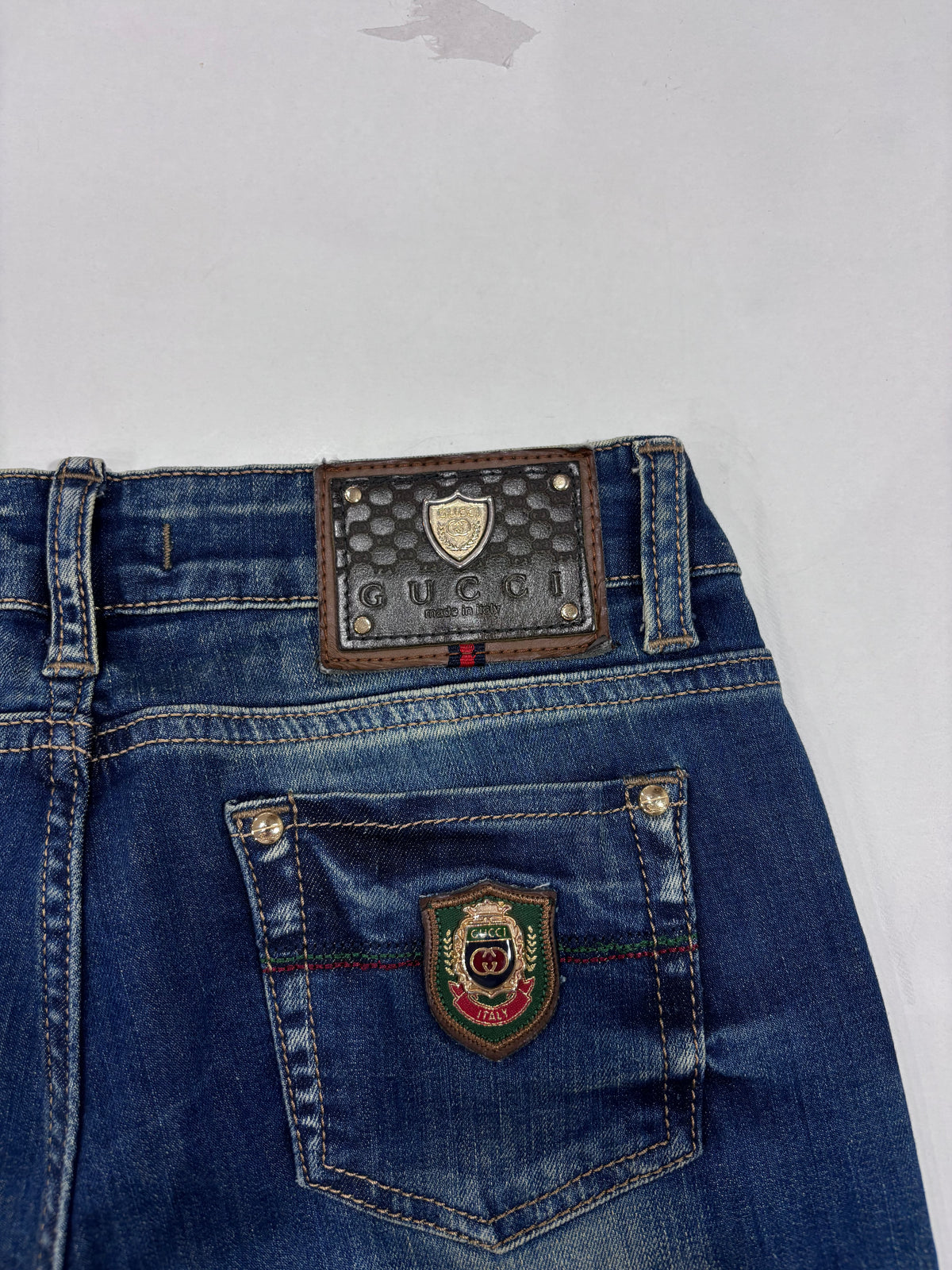 Gucci Blue Bootcut Jeans