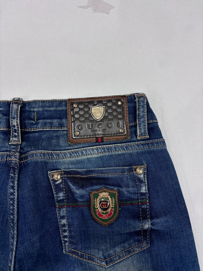 Gucci Blue Bootcut Jeans