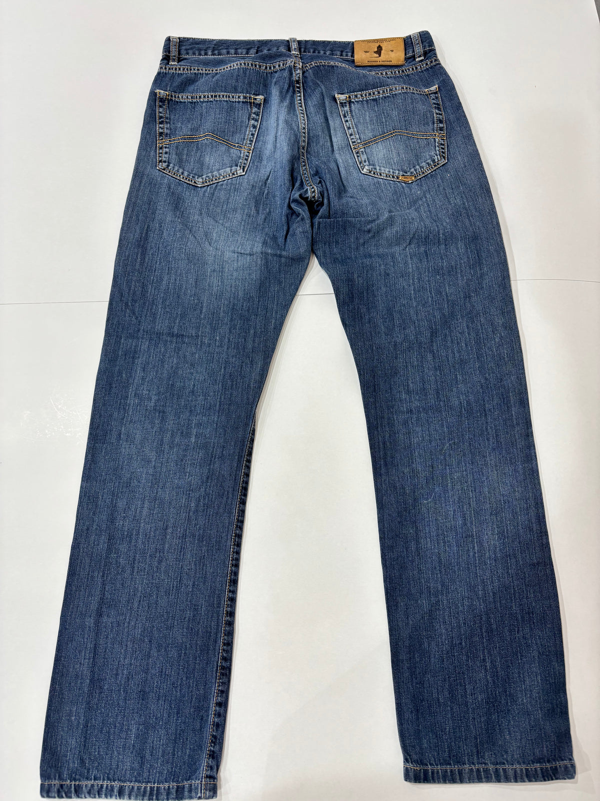 Rugged&Defined Men’s Mid Washed Denim Jeans Preowned