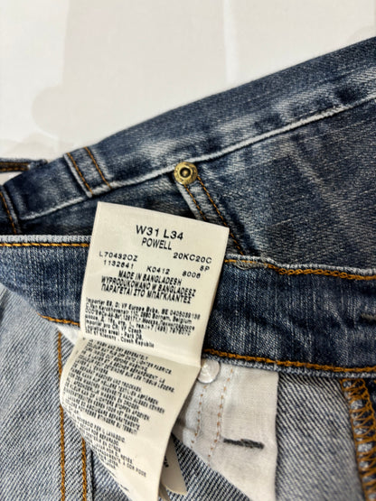 Lee Men’s Slim Fit Heavy Washed Denim Preowned