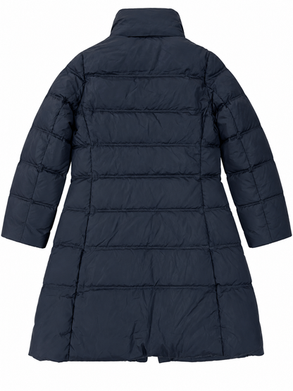 Tommy Hilfiger Womens Navy Long Puffer Coat