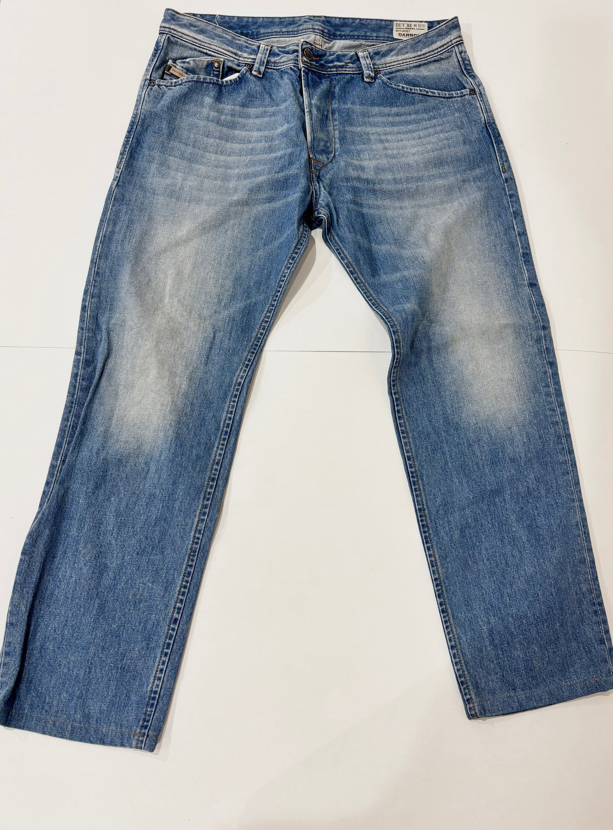 Diesel Regular Fit Washed Jeans Preowned
