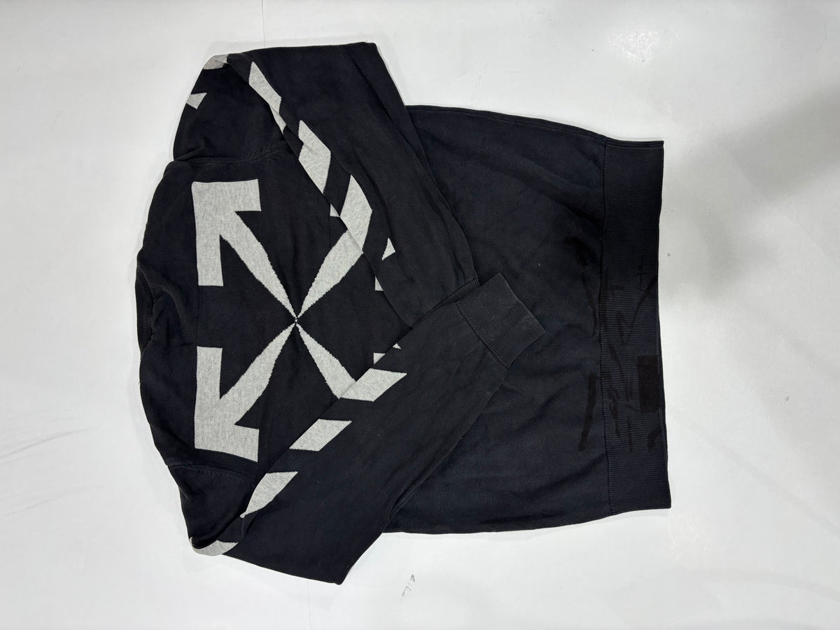 OFF WHITE MAIN LABEL CREWNECK SWEATER