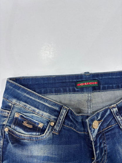 Gucci Blue Bootcut Jeans