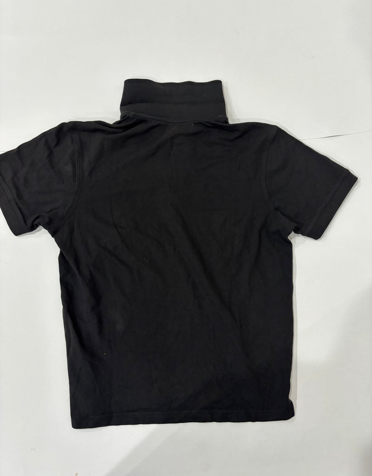 Americanino Men’s Black T-Shirt Polo Classic Fit Preowned Size S
