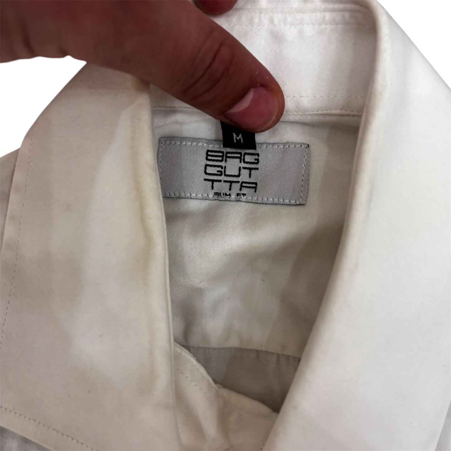Bagutta Patras Slim Fit Dress Shirt Size M