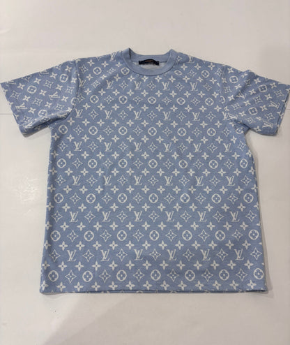 Louis Vuitton light blue monogram T-shirt