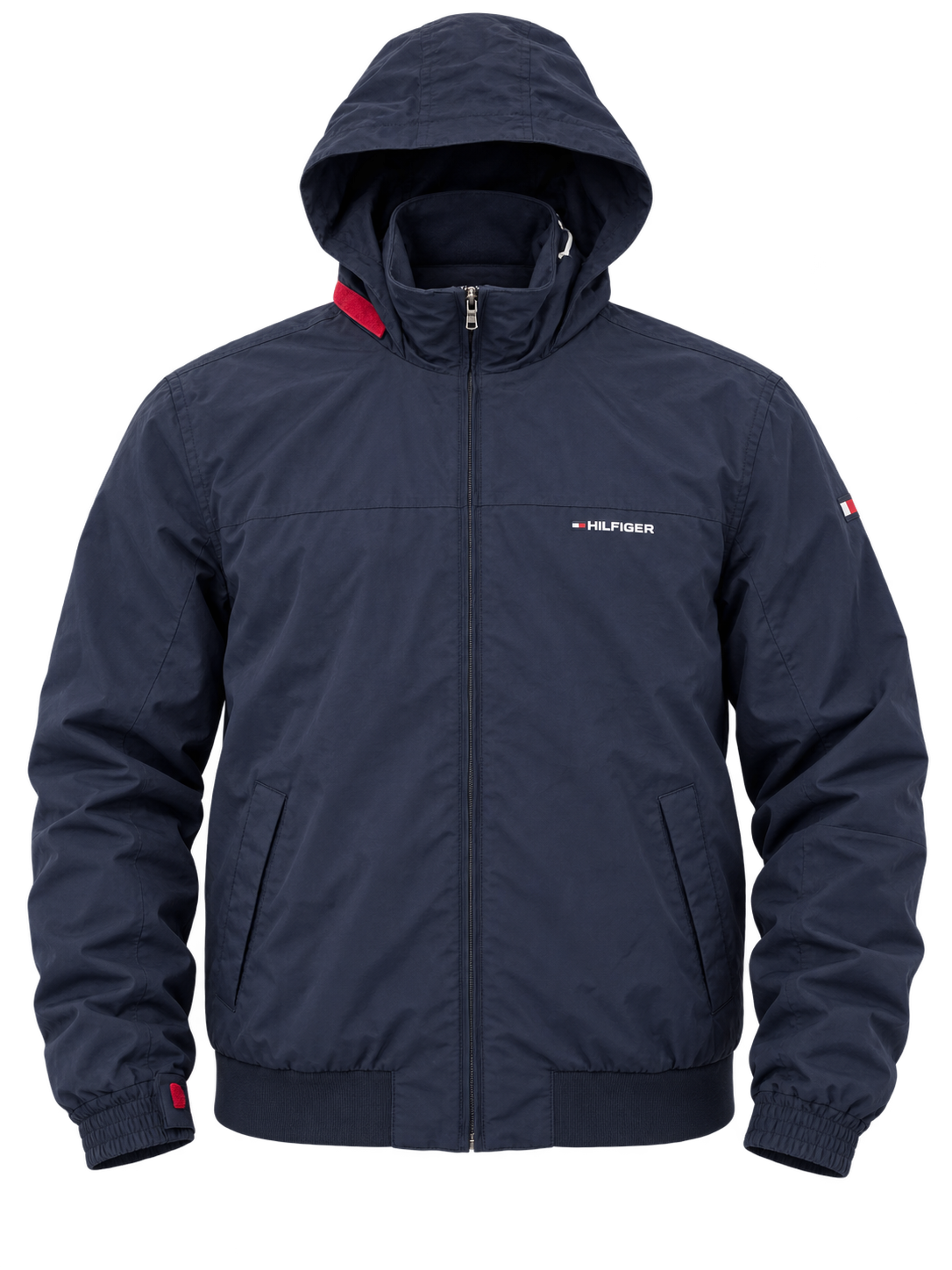 Tommy Hilfiger Men’s Navy Hooded Jacket