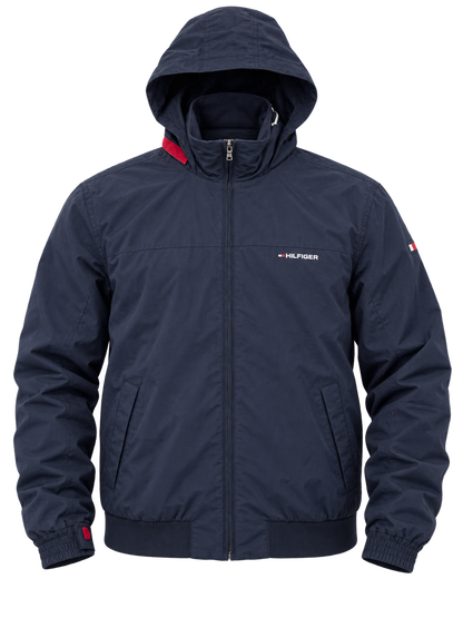 Tommy Hilfiger Men’s Navy Hooded Jacket