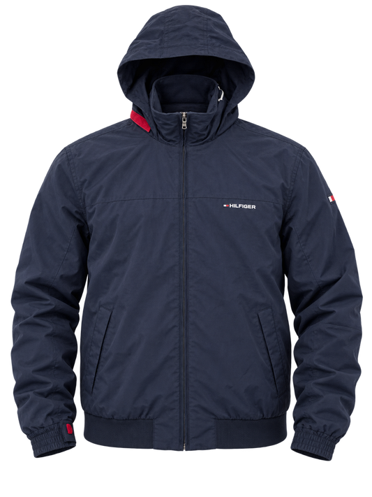 Tommy Hilfiger Men’s Navy Hooded Jacket