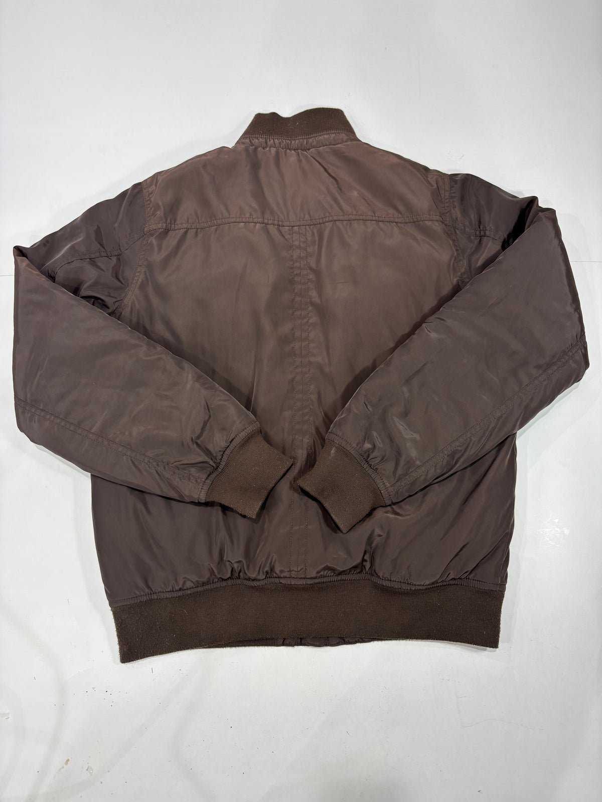 Tommy Hilfiger Brown Military Bomber Jacket - Thriftly
