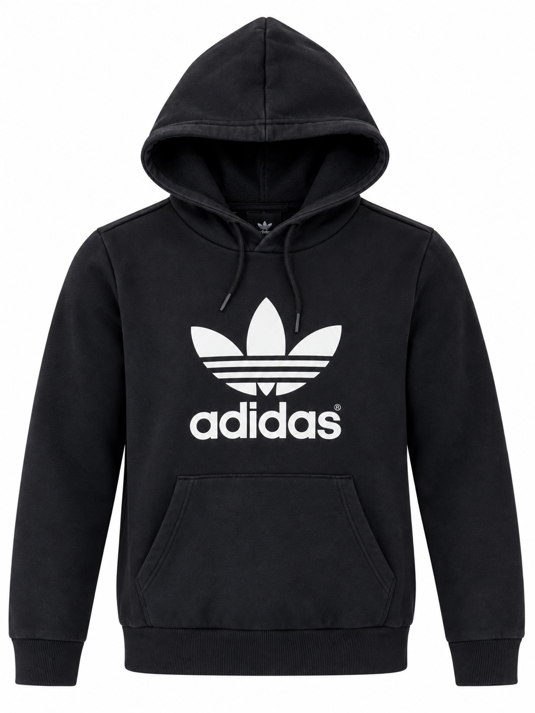 adidas Black Trefoil Hoodie