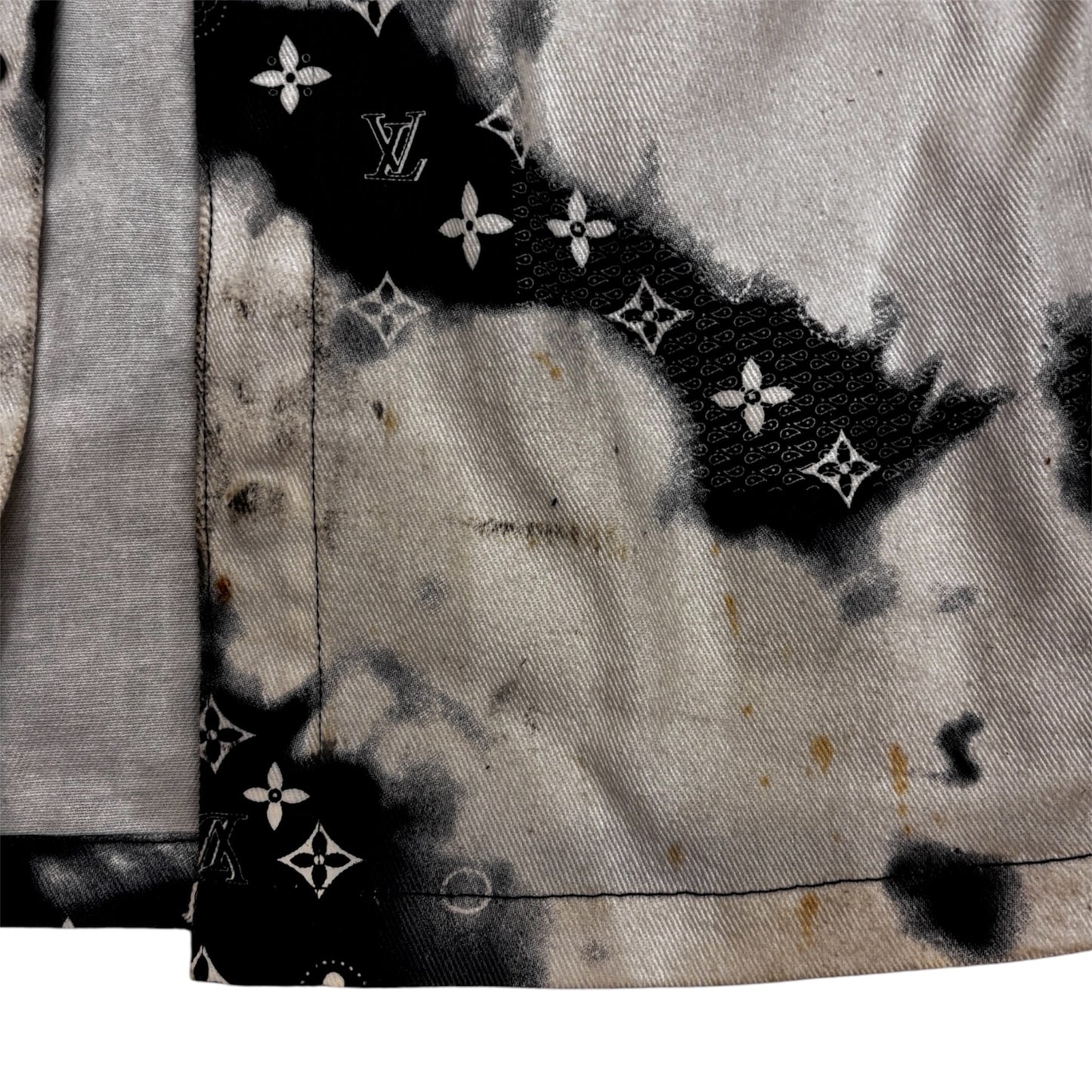 Louis Vuitton Monogram Short Sleeved Denim Shirt