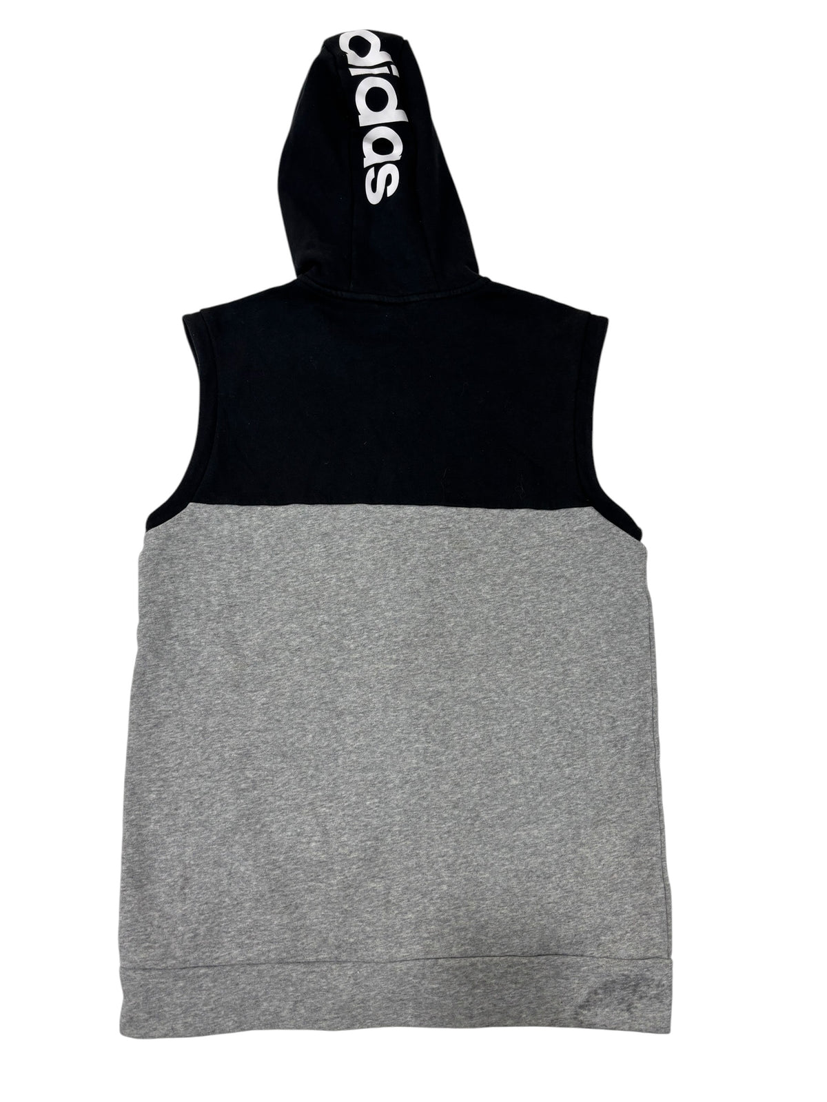 adidas Black & Grey Hooded Vest
