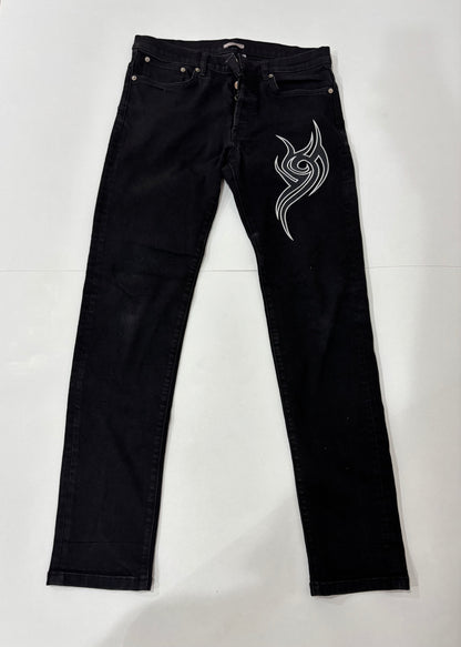 Dior Slim Fit Tribal Black Denim Men’s Preowned