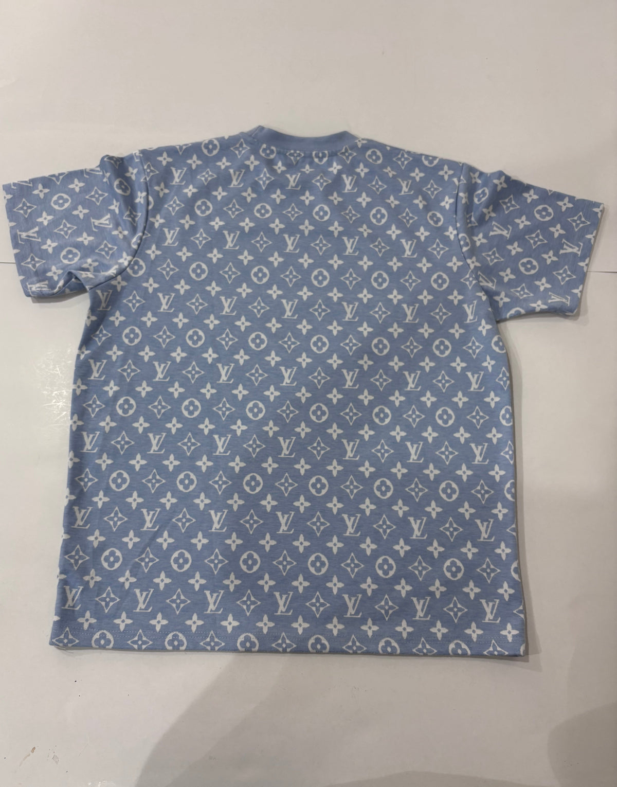 Louis Vuitton light blue monogram T-shirt