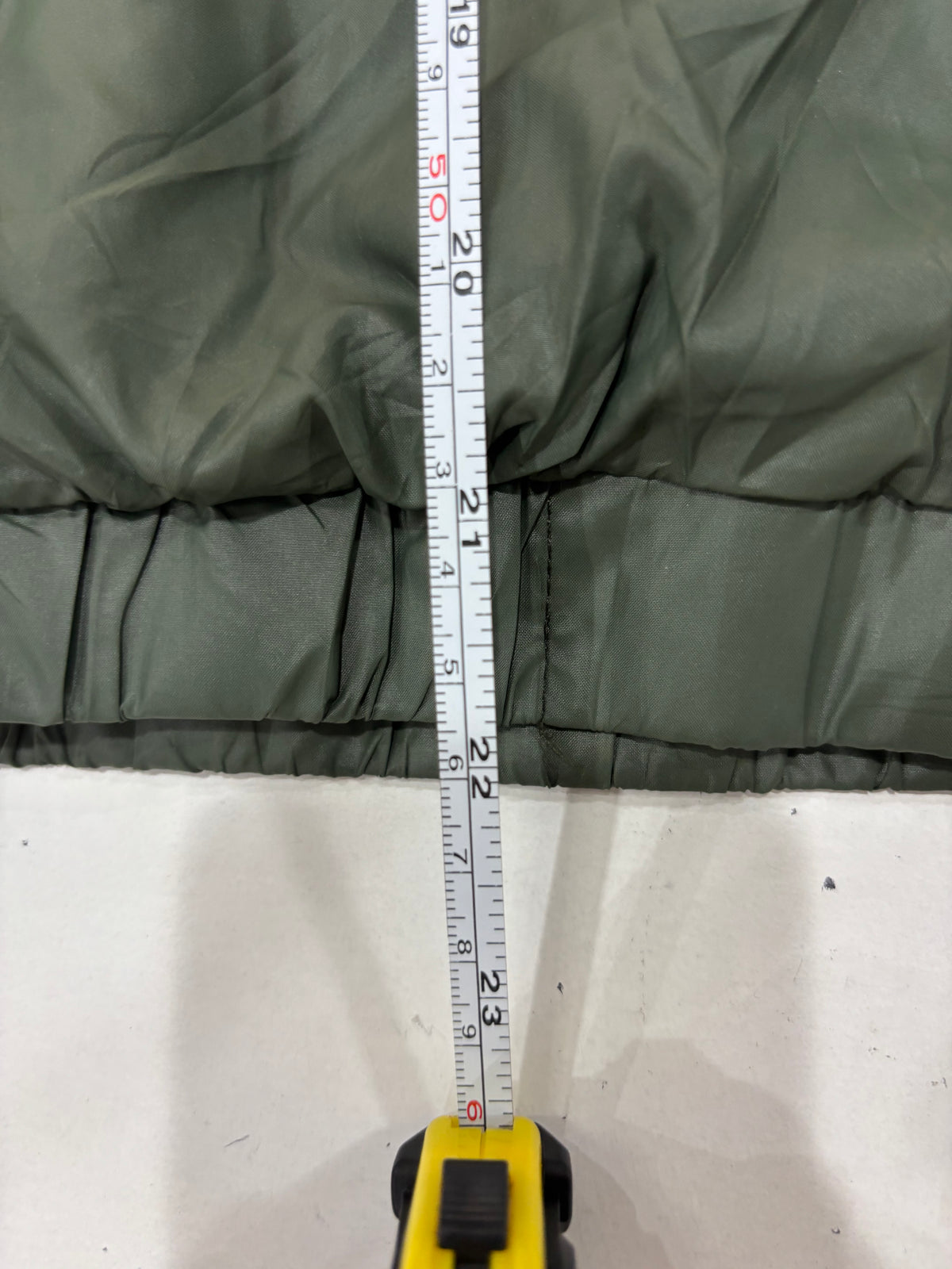 Tommy Hilfiger Men’s Green & White Hooded Jacket