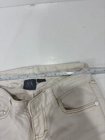 A|X Armani Exchange White Jeans