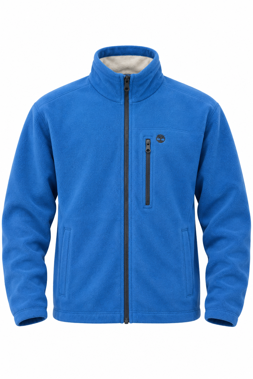 Timberland Blue Fleece Full-Zip Jacket - Thriftly