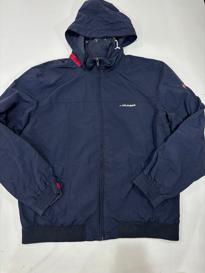 Tommy Hilfiger Men’s Navy Hooded Jacket