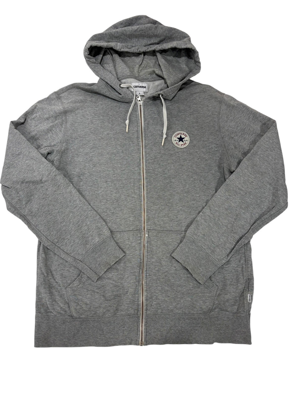 Converse Grey Zip-Up Hoodie