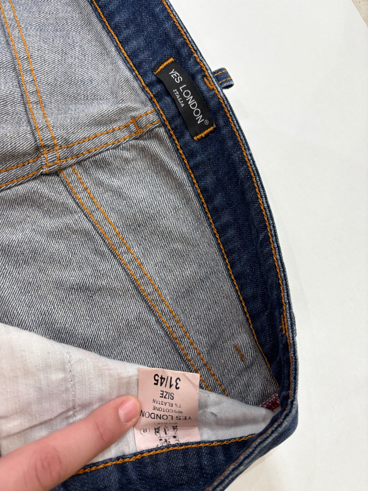 Yes London Men’s Ripped Washed Jeans Preowned