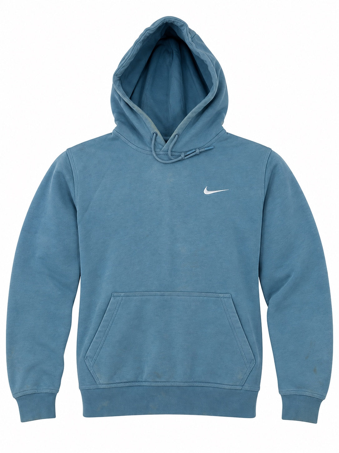 Nike Men's Blue Logo Pullover Hoodie