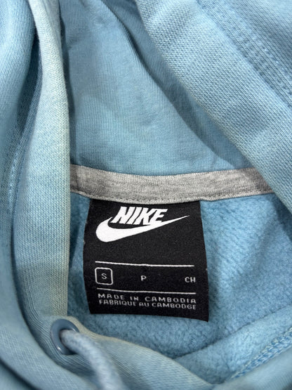 Nike Men's Blue Logo Pullover Hoodie