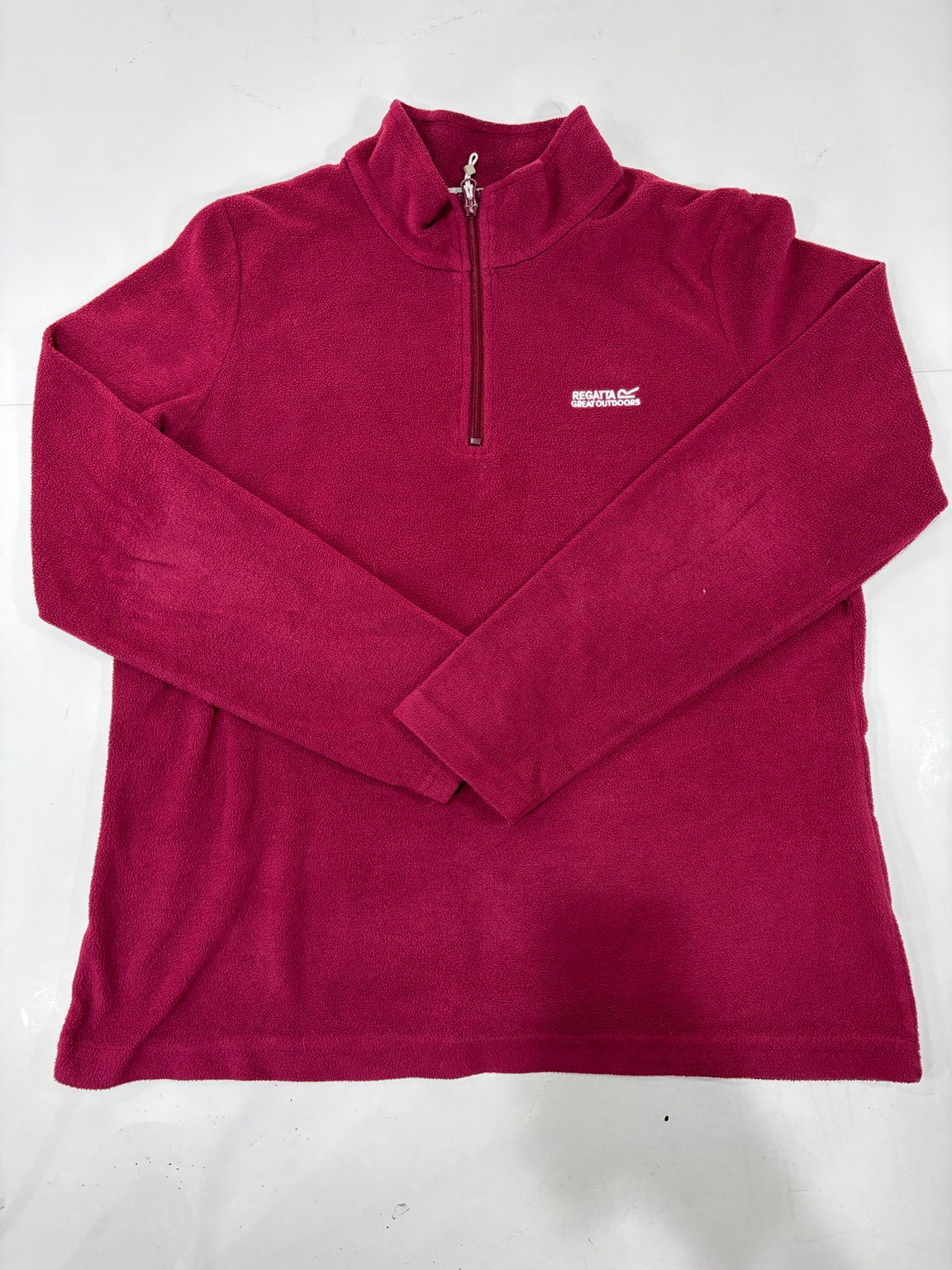 Regatta Men's Burgundy 1/4-Zip Fleece