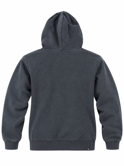 Puma Men's Black & Charcoal Panel Hoodie