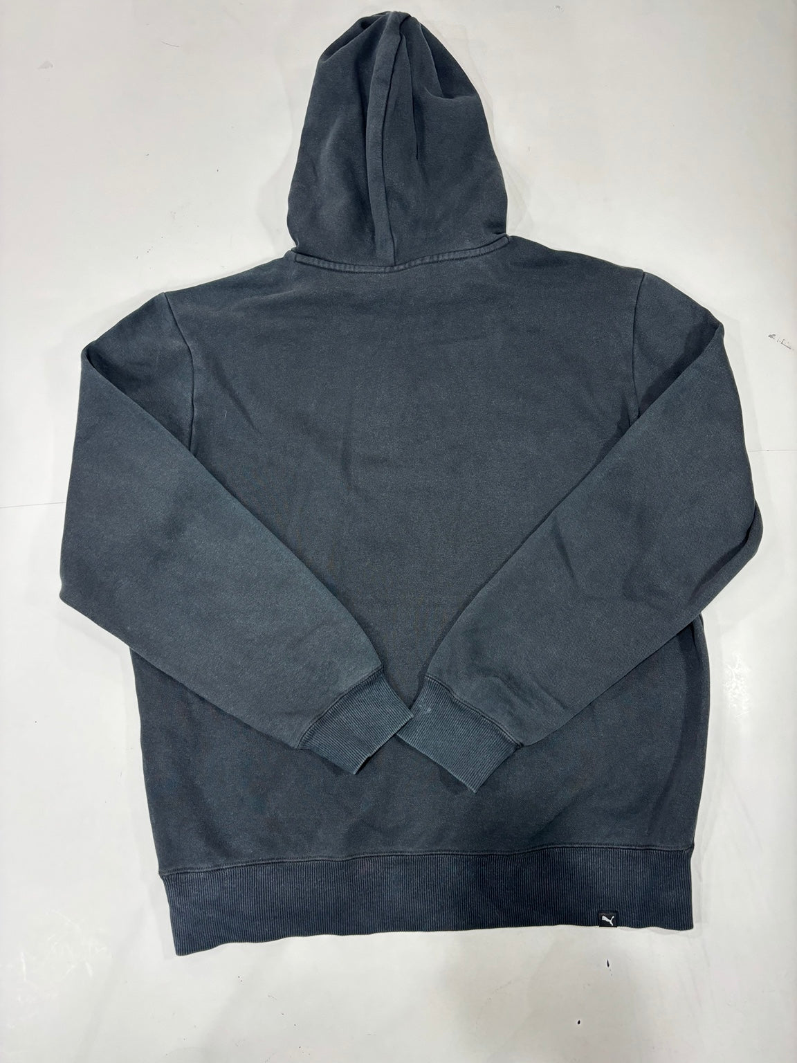 Puma Men's Black & Charcoal Panel Hoodie