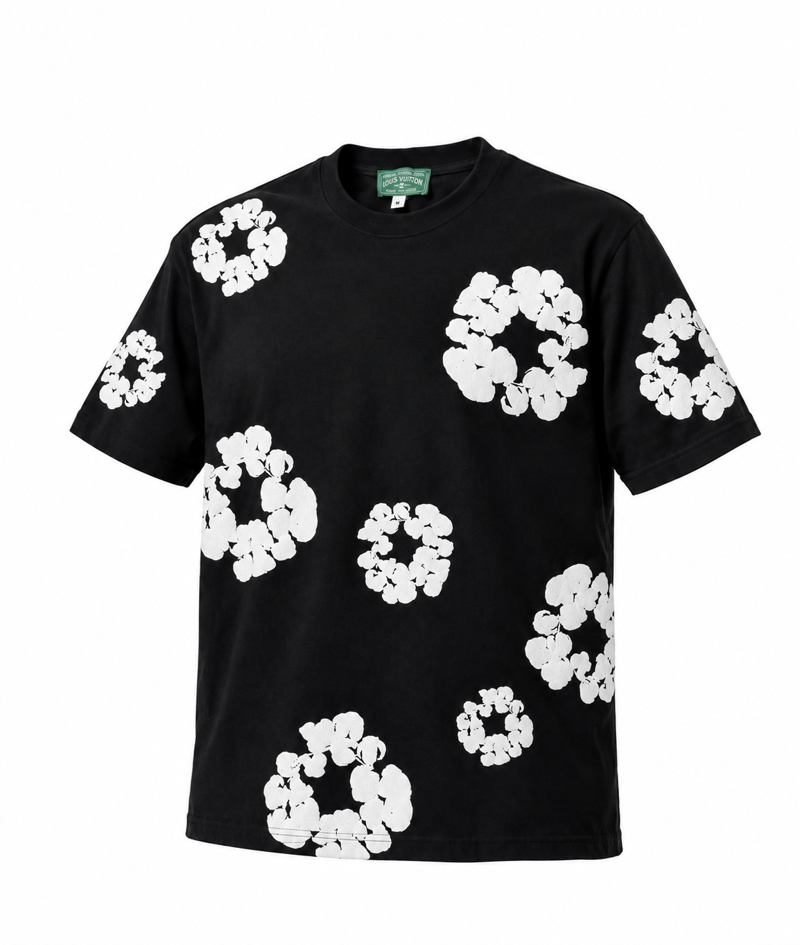Denim Tears Black & White Floral T-Shirt