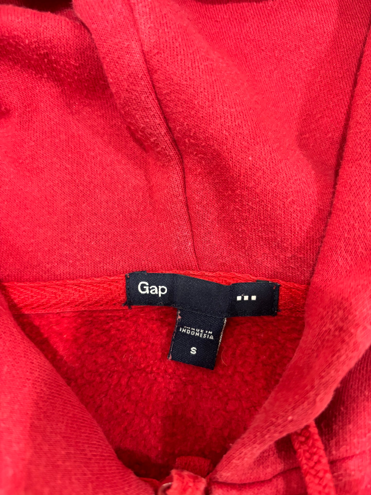 Women's GAP Red Zip-Up Hoodie