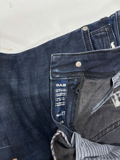 Women's GAS Dark Blue Slim Straight Jeans