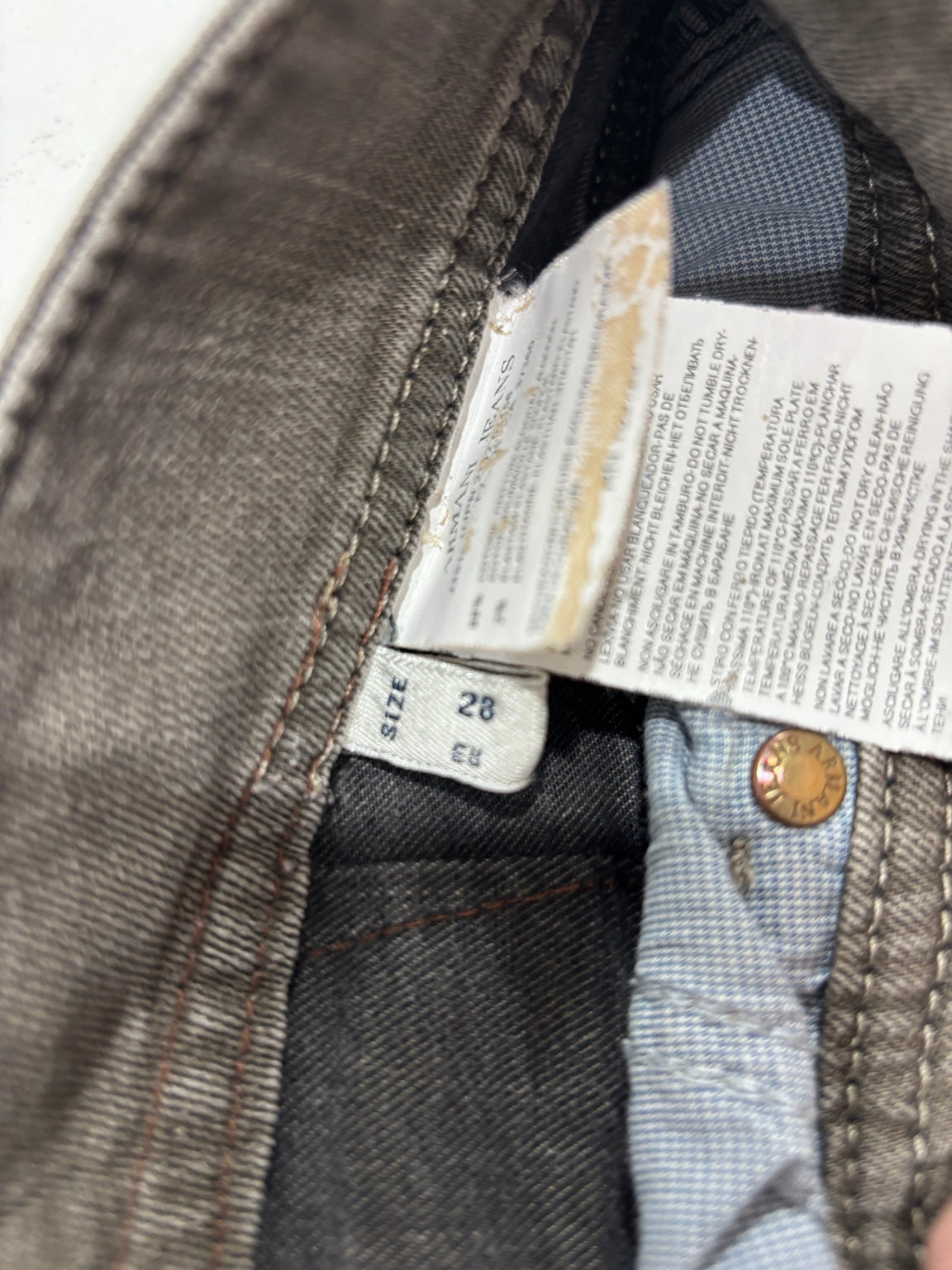 Women's Armani Jeans Straight Jeans