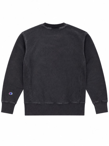 Champion Black Vintage Crewneck Sweatshirt