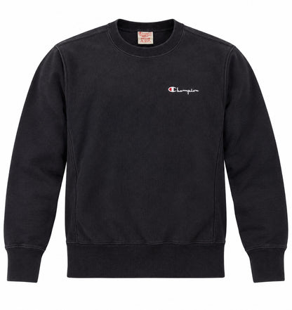 Champion Black Vintage Crewneck Sweatshirt