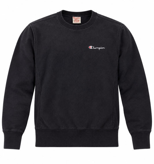 Champion Black Vintage Crewneck Sweatshirt