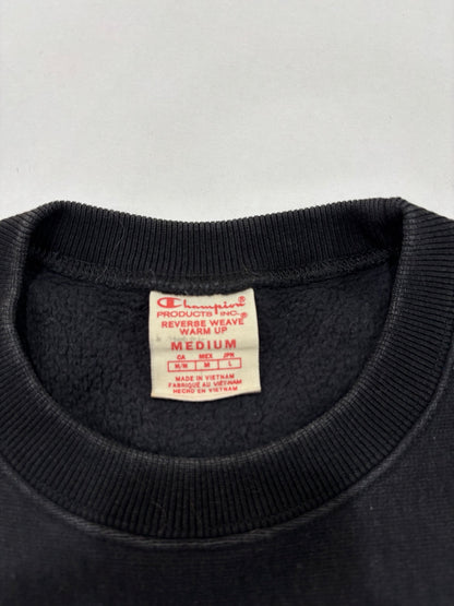 Champion Black Vintage Crewneck Sweatshirt