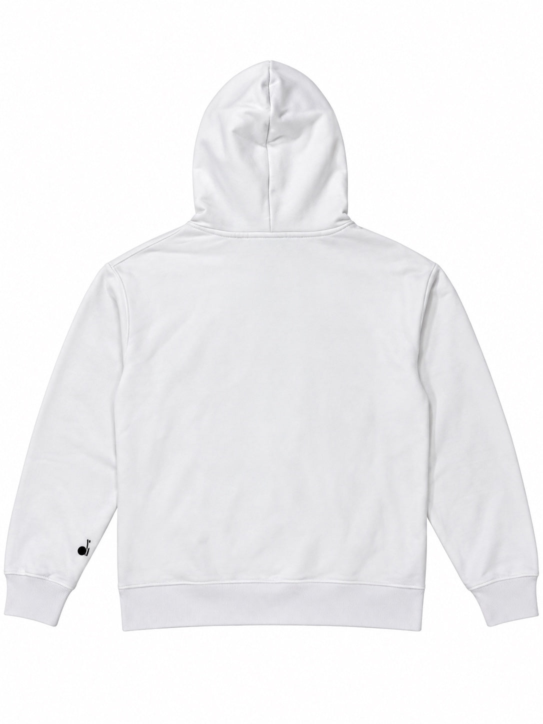 Diadora White & Black Vintage Hooded Sweatshirt