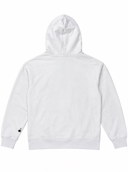Diadora White & Black Vintage Hooded Sweatshirt