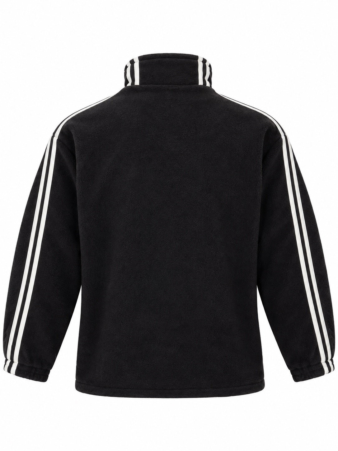 adidas Black Vintage Fleece Full-Zip Jacket